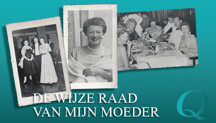 De wijze raad van mijn werkende moeder